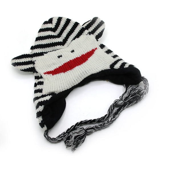 Kids Woollen Cap - Black