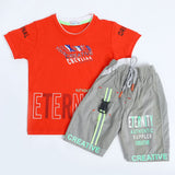 Boys Half Sleeves Suit - Orange, Boys Sets & Suits, Chase Value, Chase Value