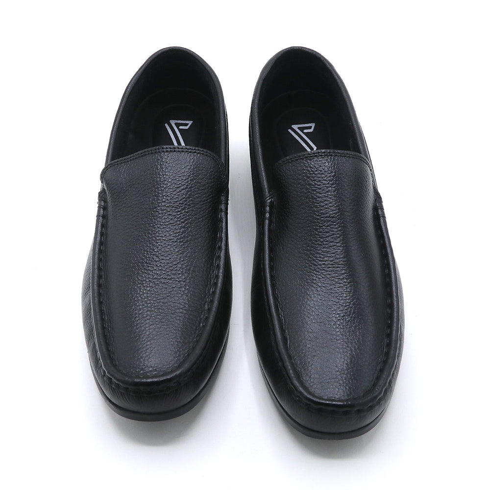 Valuable Classic Casual Loafer Shoes D-1020/M322 - Black, Men's Casual Shoes, Chase Value, Chase Value
