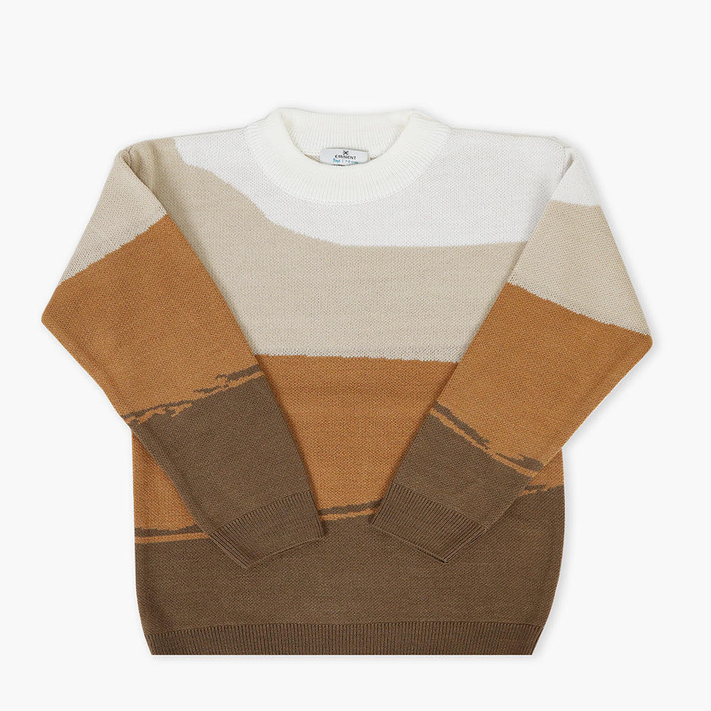 Eminent Boys Crew Neck Sweater - Coffee, Boys Sweaters, Eminent, Chase Value