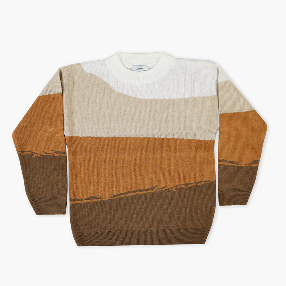Eminent Boys Crew Neck Sweater - Coffee, Boys Sweaters, Eminent, Chase Value