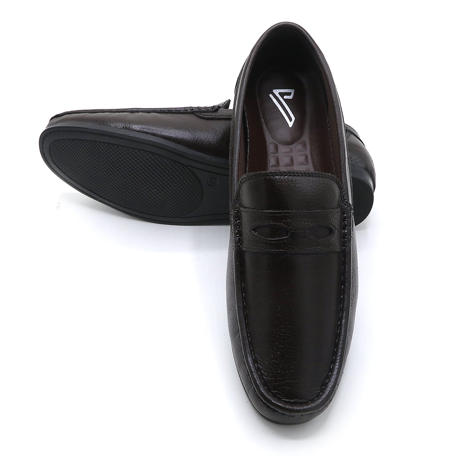Valuable Casual Loafer Shoes D-1023/M321 - Brown, Men's Casual Shoes, Chase Value, Chase Value
