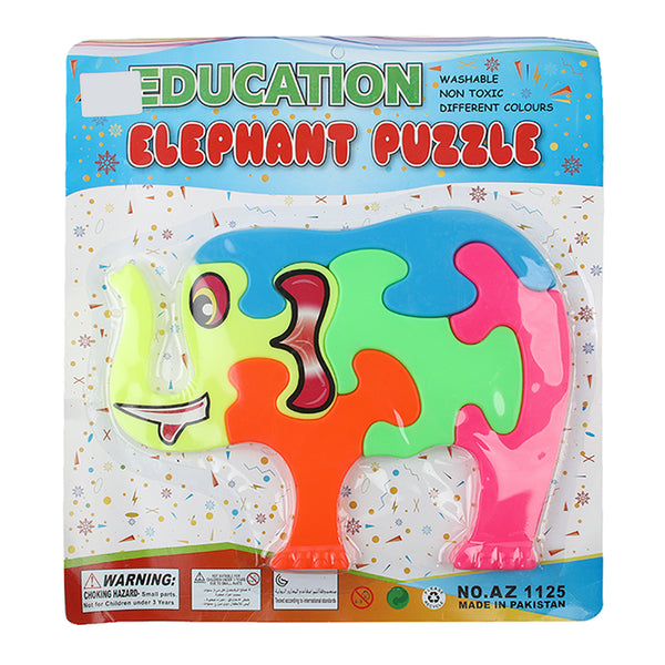 Elephant Puzzle For Kids - Multi Color