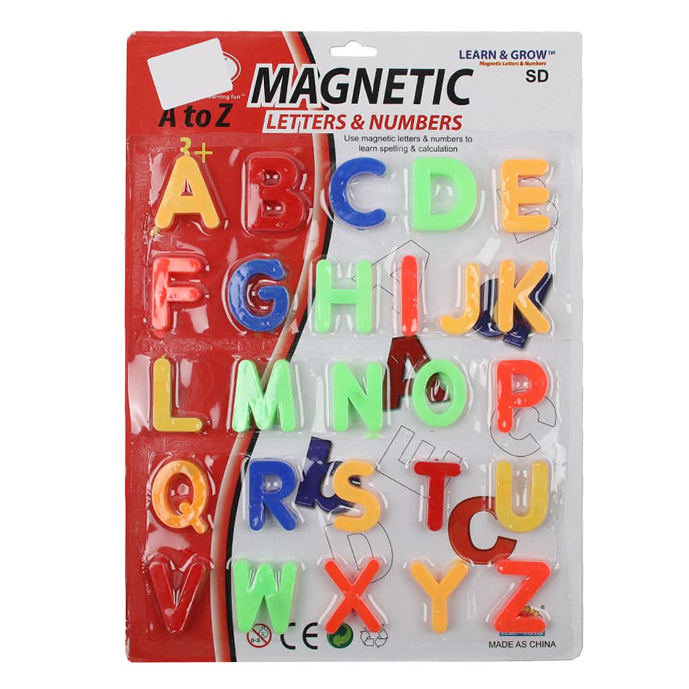 ABC Magnetic Letters - Multi Color, Educational Toys, Chase Value, Chase Value