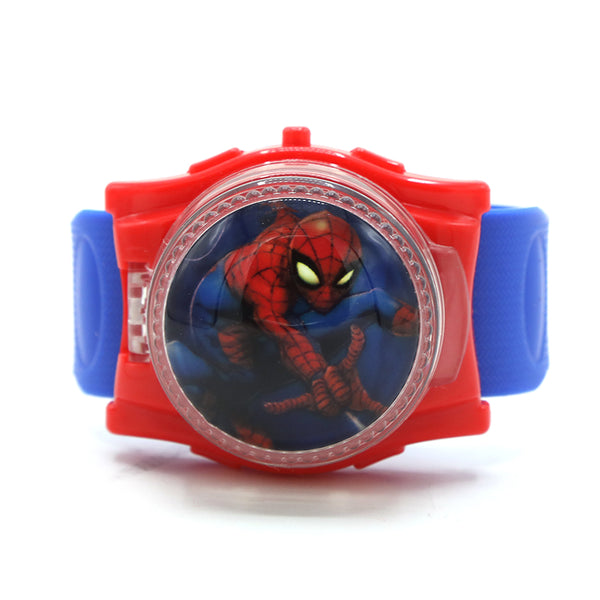 Children Digital Spinner And Music Watch - Blue