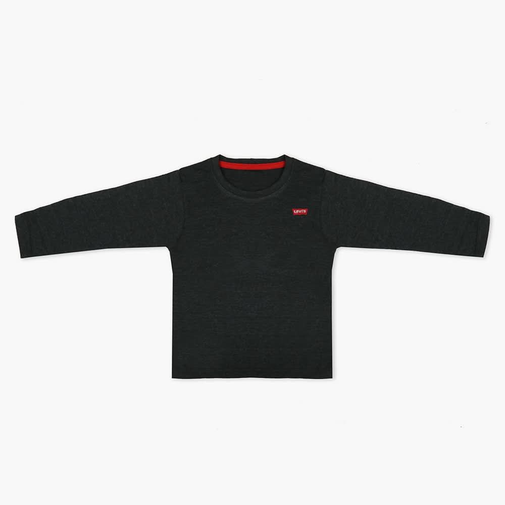 Boys Full Sleeves T-Shirt - Dark Grey, Boys T-Shirts, Chase Value, Chase Value