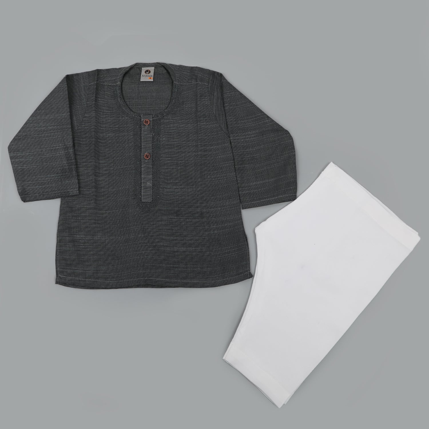 Newborn Boys Shalwar Suit - Charcoal, Newborn Boys Shalwar Suits, Chase Value, Chase Value