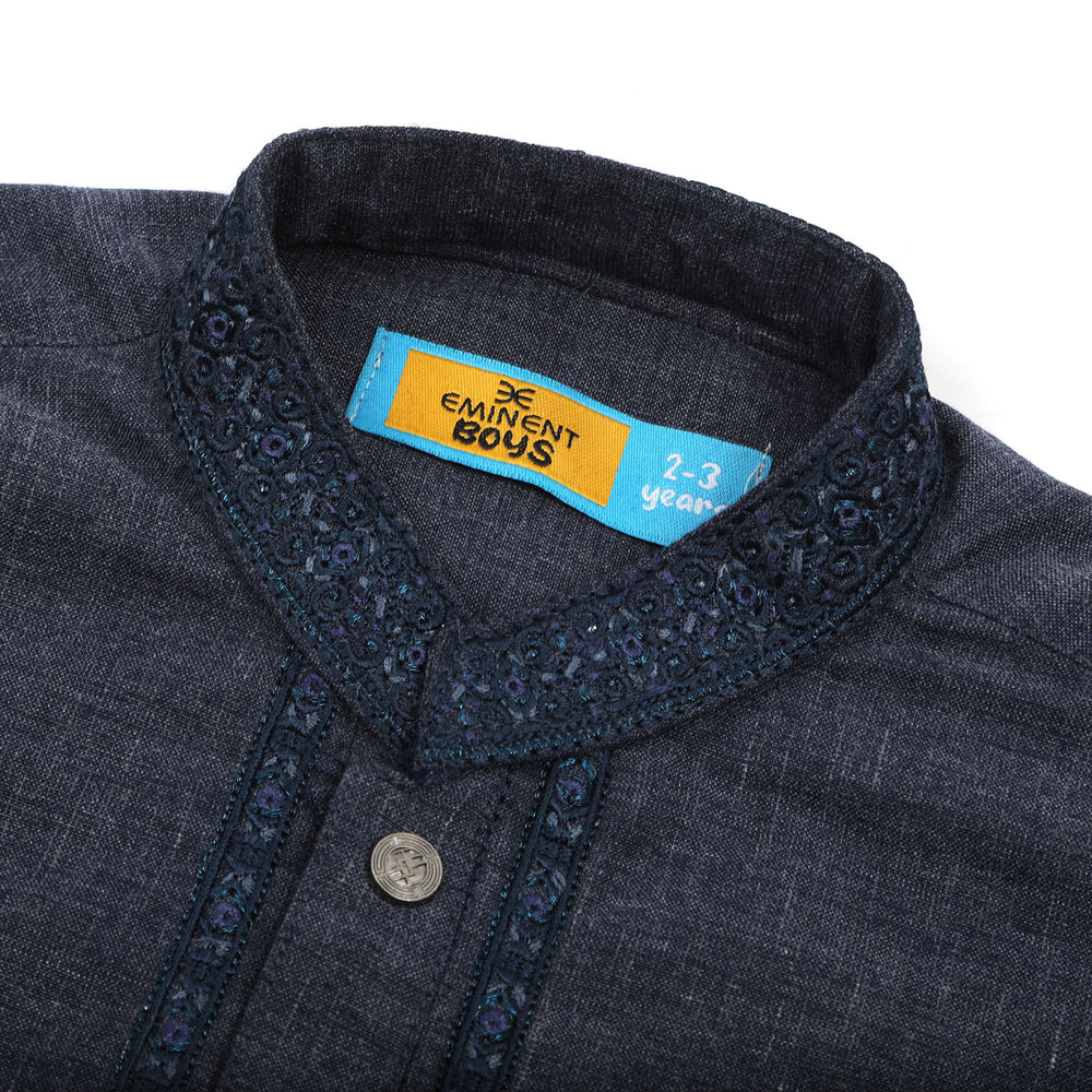 Eminent Boys Full Sleeves Shalwar Suits - Denim, Boys Shalwar Kameez, Eminent, Chase Value