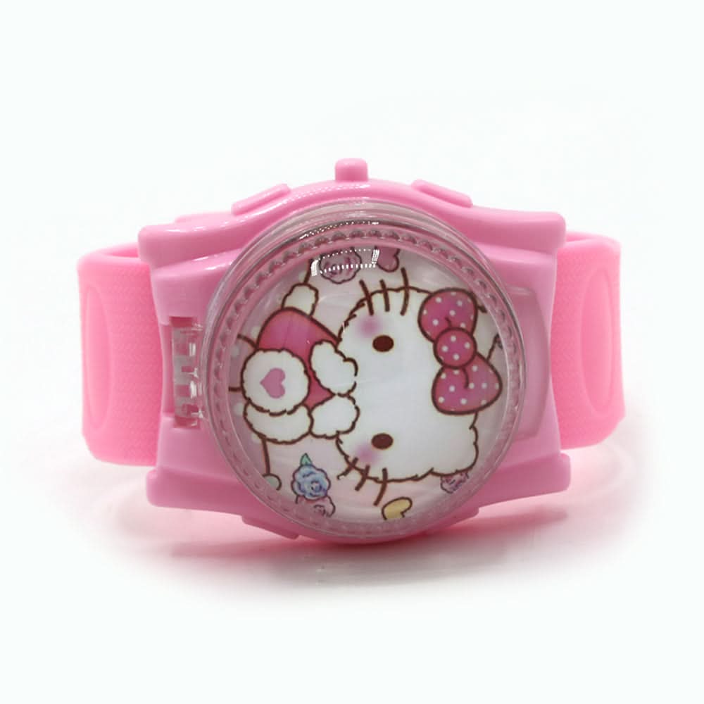 Children Digital Spinner And Music Watch - Pink, Kids Watches, Chase Value, Chase Value