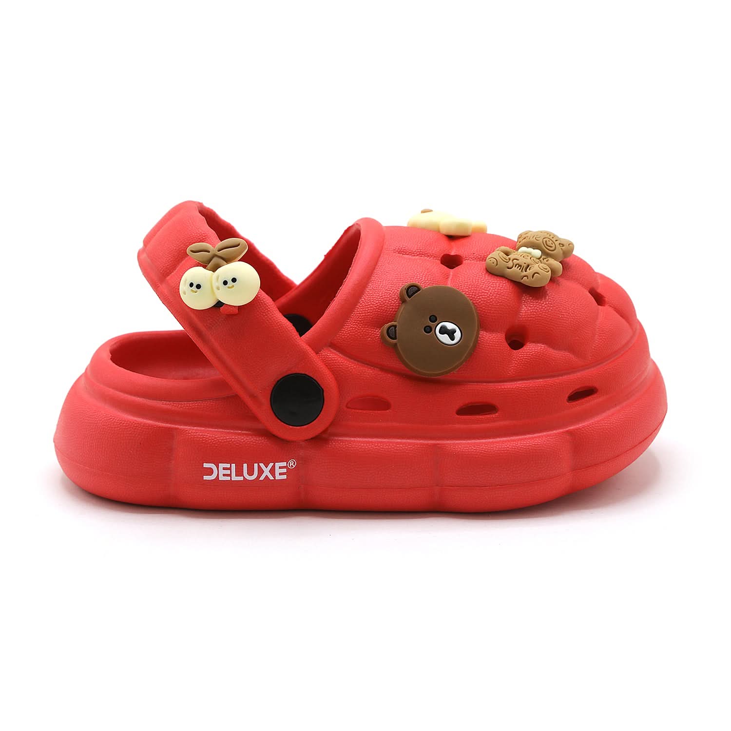 Girls Clogs Sandal - Red, Girls Sandals, Chase Value, Chase Value