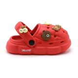Girls Clogs Sandal - Red, Girls Sandals, Chase Value, Chase Value