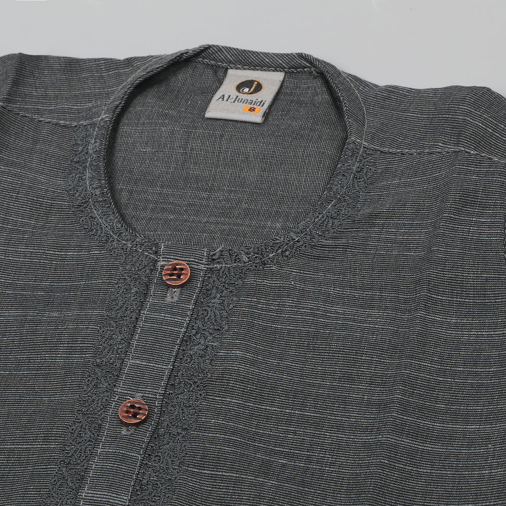 Newborn Boys Shalwar Suit - Charcoal, Newborn Boys Shalwar Suits, Chase Value, Chase Value