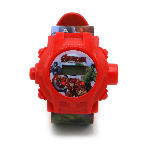 Projector Light Digital Watch - Red