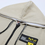 Boys Full Sleeves Zipper Hoodie - Fawn, Boys Hoodies & Sweat Shirts, Chase Value, Chase Value