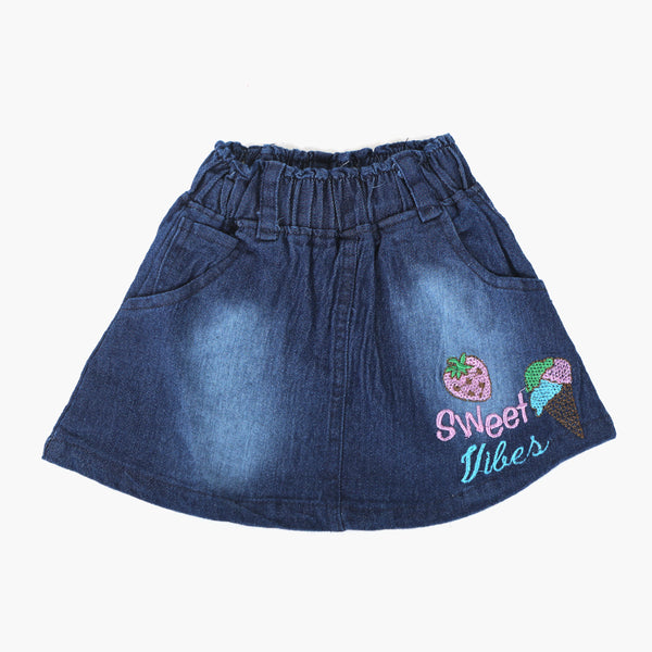 Newborn Girls Skirt - Dark Blue, Newborn Girls Shorts Skirts & Pants, Chase Value, Chase Value