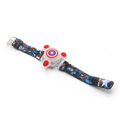 Children Digital Spinner Watch - Black