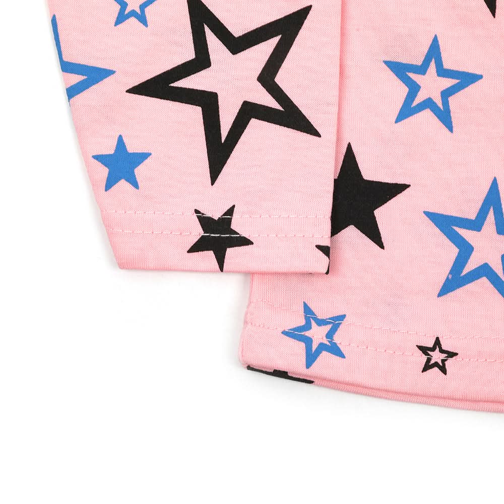 Girls Full Sleeves T-Shirt - Baby Pink, Girls T-Shirts, Chase Value, Chase Value