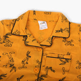 Newborn Girls Night Suit - Mustard, Newborn Girls Sets & Suits, Chase Value, Chase Value