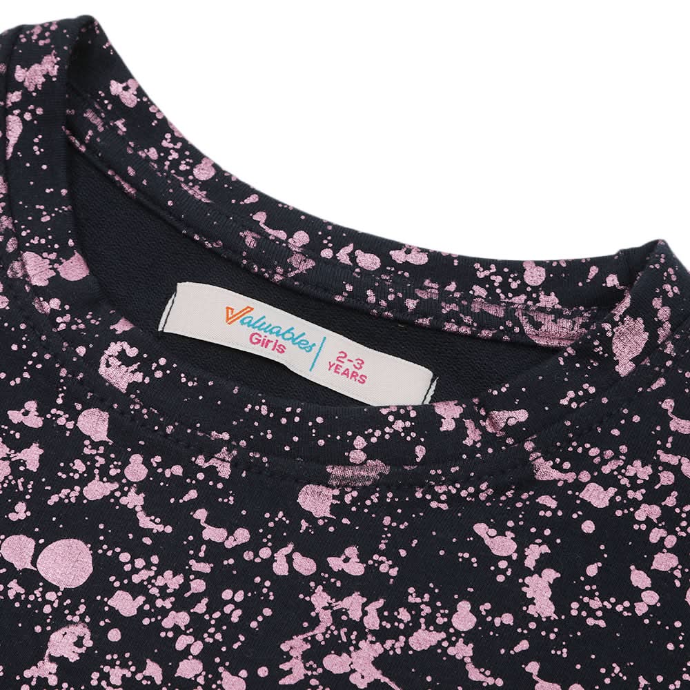Girls Full Sleeves Sweat Shirt - Purple, Girls Hoodies & Sweat Shirts, Chase Value, Chase Value
