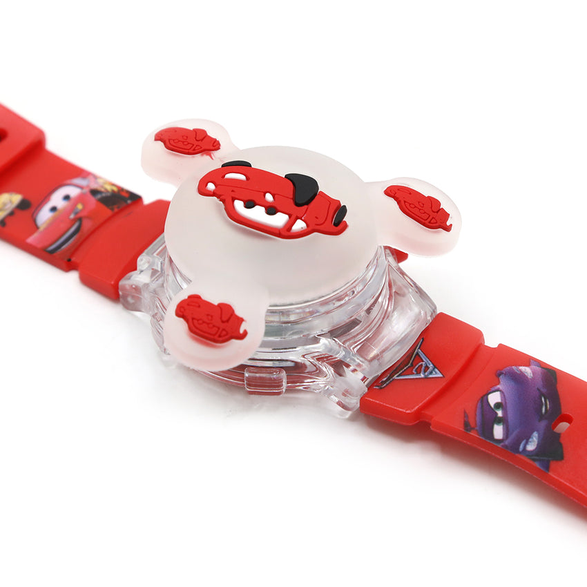 Children Digital Spinner Watch - Red