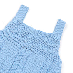 Newborn Girls Romper - Sky Blue