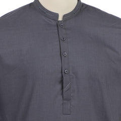 Men's Fancy Shalwar Suit - Charcoal