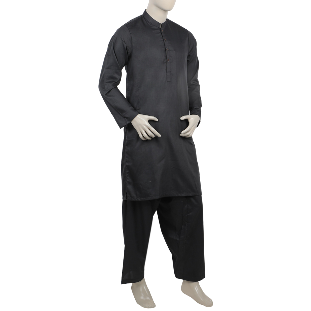 Men's Kurta Shalwar Suit - Charcoal, Men's Shalwar Kameez, Chase Value, Chase Value