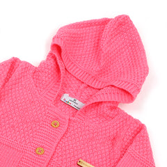 Newborn Girls Sweater Suit - Pink