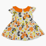 Girls Frock - Orange, Girls Frocks, Chase Value, Chase Value