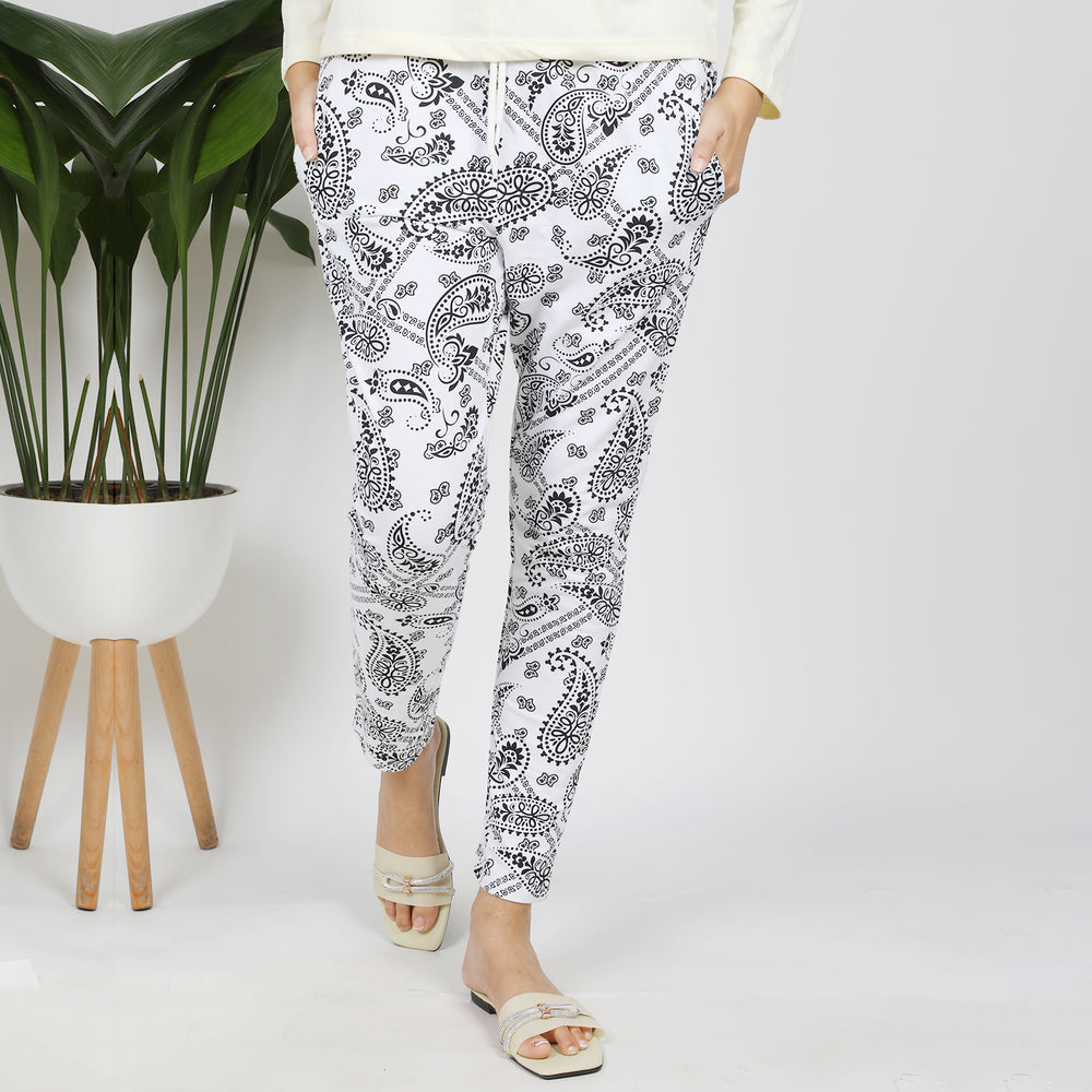 Eminent Women's Knitted Pajama - White, Women Pants & Tights, Eminent, Chase Value