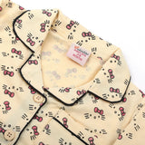 Newborn Girls Ful Sleeves Night Suit - Fawn, Newborn Girls Sets & Suits, Chase Value, Chase Value