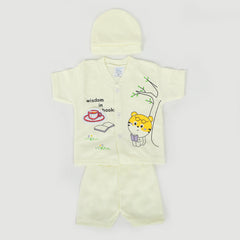 Newborn Boys Half Sleeves Suit - Lemon