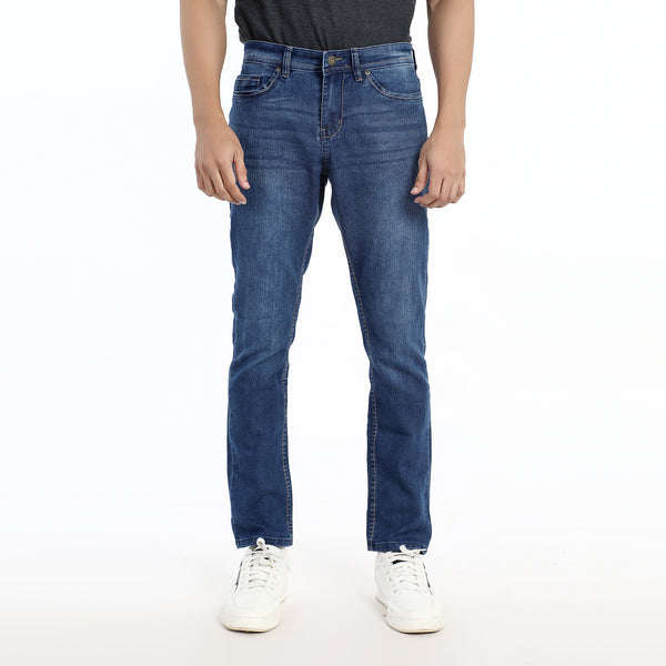 Men's Denim Pant - Mid Blue