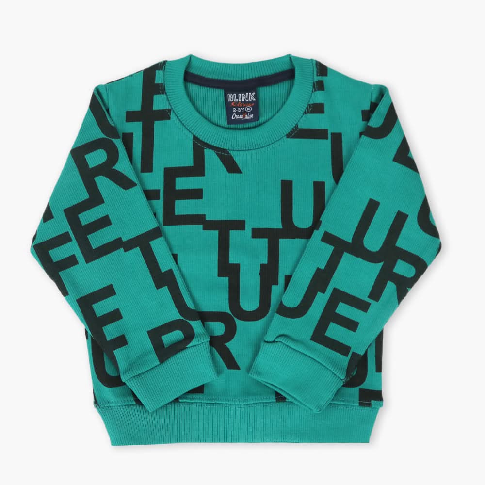 Boys Sweatshirt - Green, Boys Hoodies & Sweat Shirts, Chase Value, Chase Value