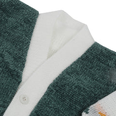 Newborn Boys Full Sleeves Sweater Suit - Green