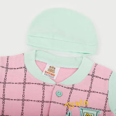 Newborn Boys Half Sleeves Suit - Pink