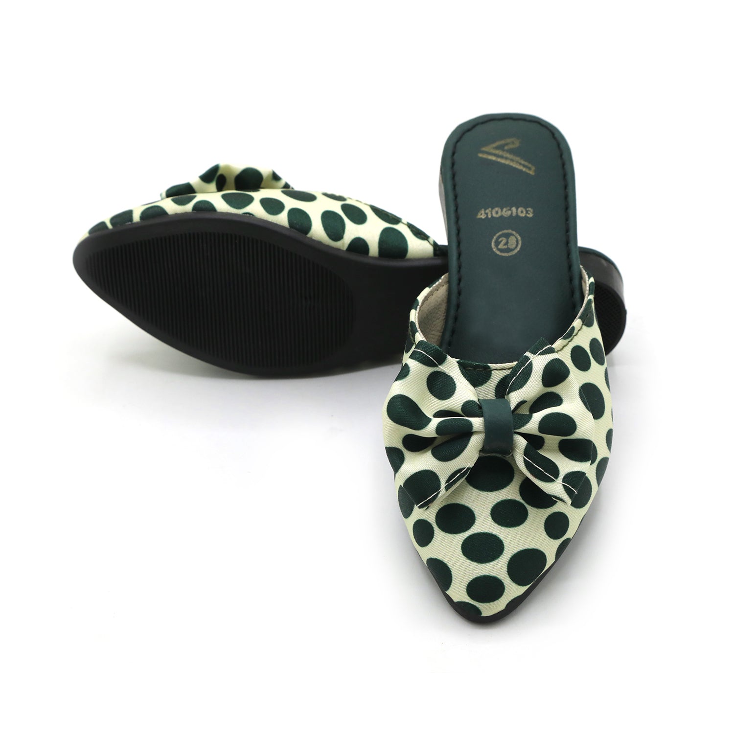 Girls Backless Pump - Green, Girls Backless Pump, Chase Value, Chase Value