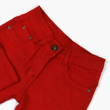 Girls Denim Pant - Red, Girls Pants & Capri, Chase Value, Chase Value