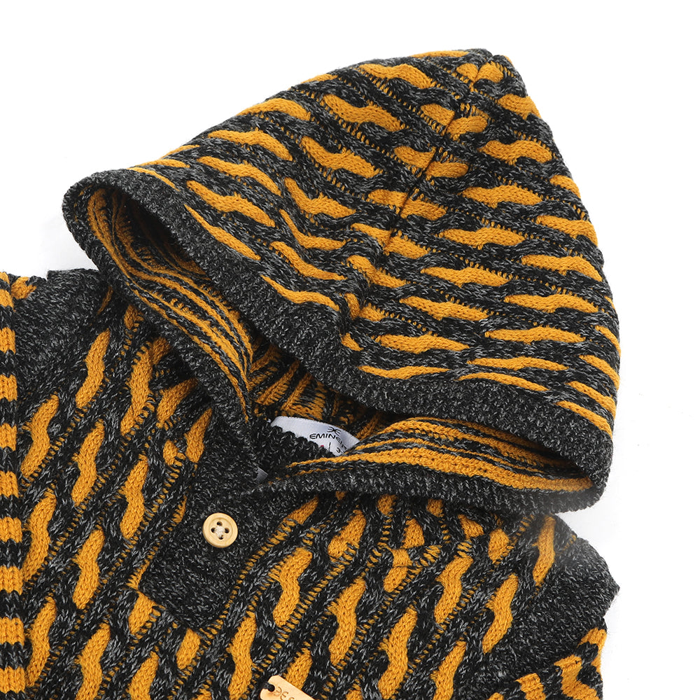 Newborn Boys Sweater Suit - Gray & Mustard, Newborn Boys Sets & Suits, Chase Value, Chase Value