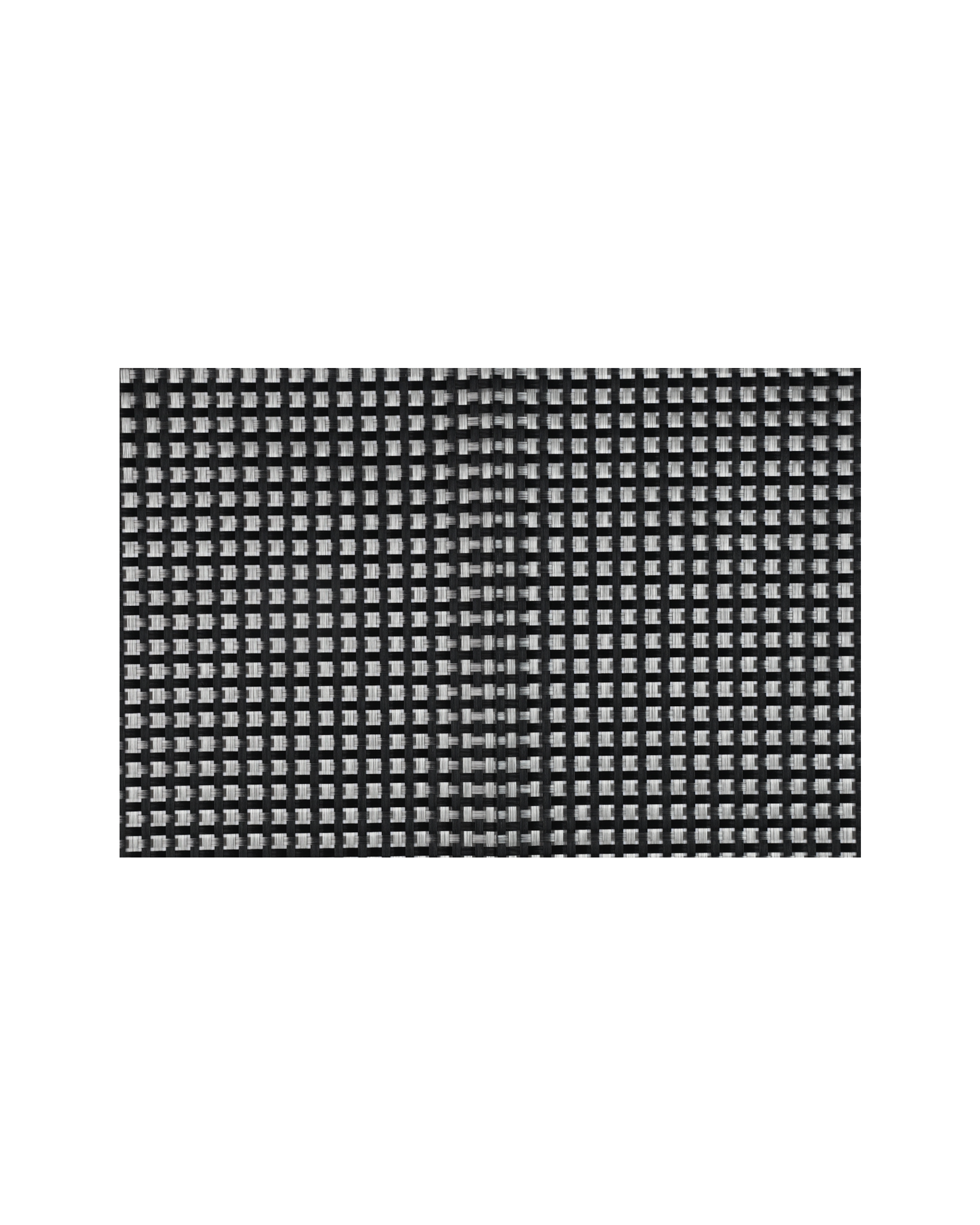 Black Braided Plastic Placemat, Mats, Chase Value, Chase Value