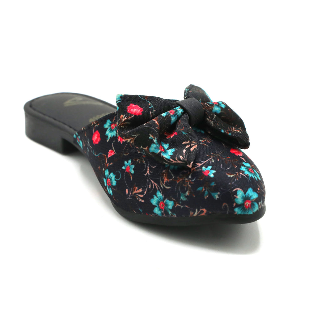 Girls Backless Pump - Black, Girls Backless Pump, Chase Value, Chase Value