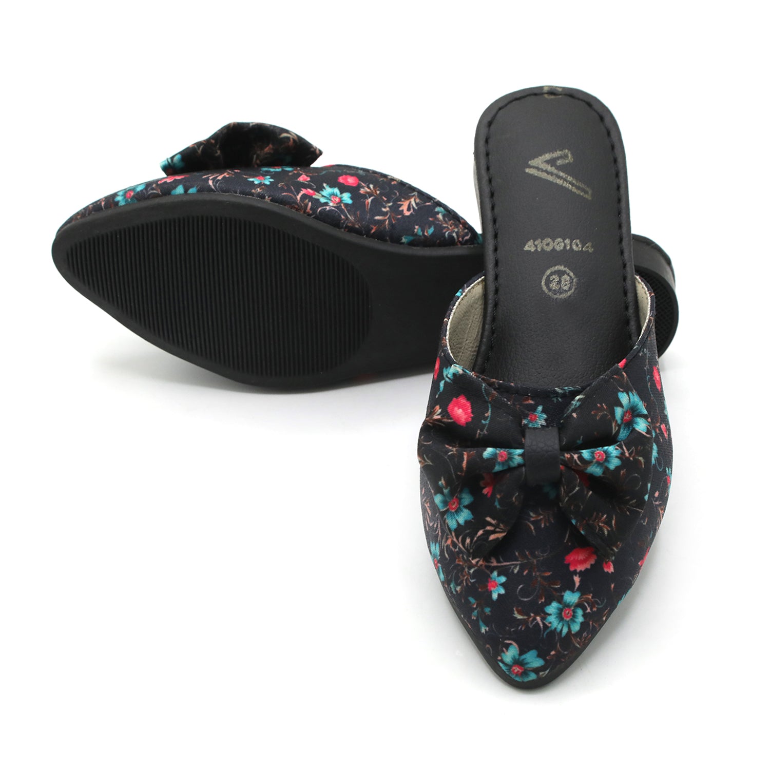 Girls Backless Pump - Black, Girls Backless Pump, Chase Value, Chase Value