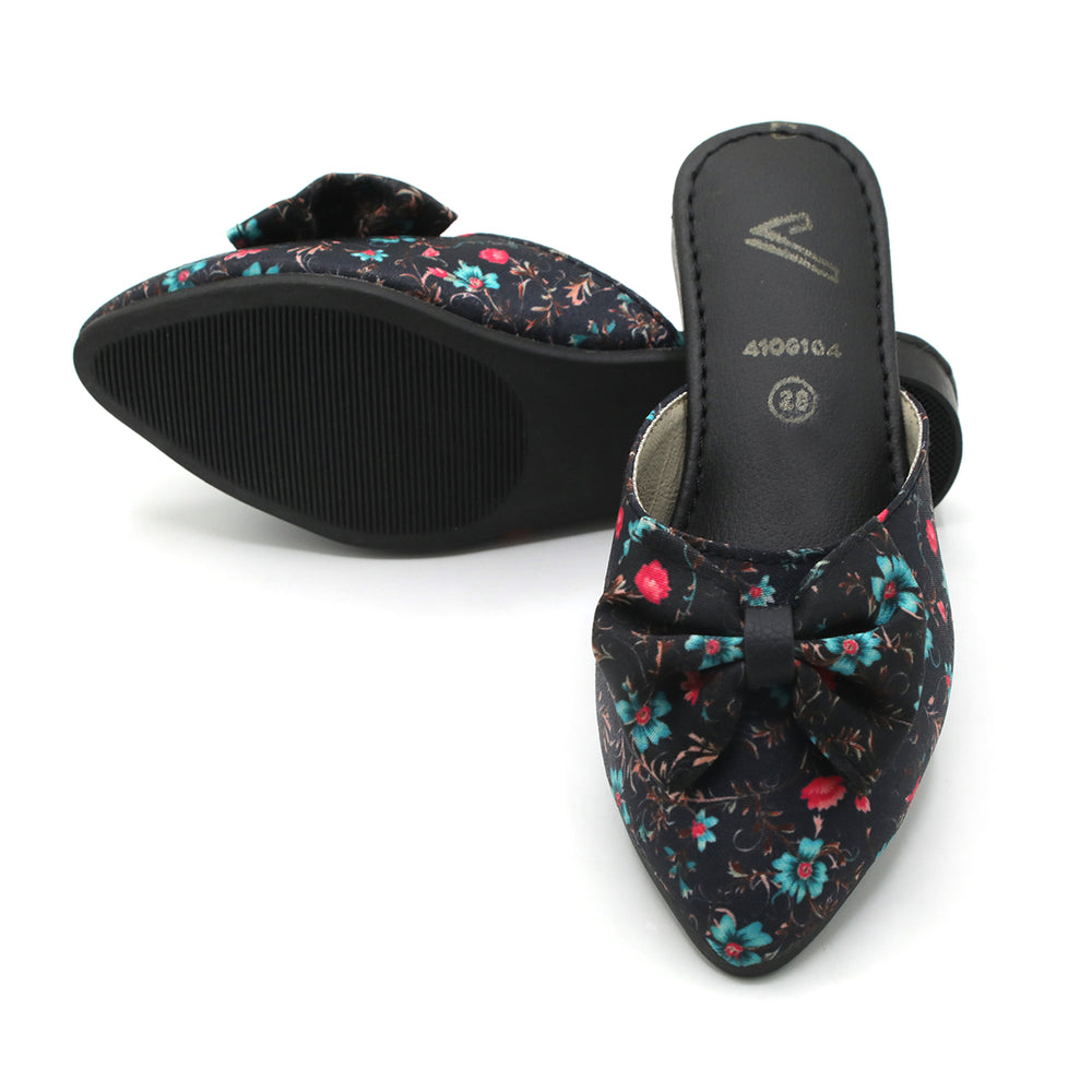 Girls Backless Pump - Black, Girls Backless Pump, Chase Value, Chase Value