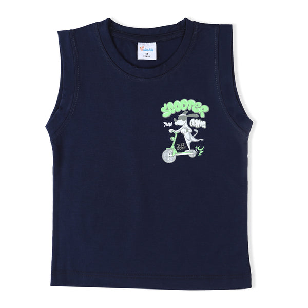 Valuable Boys Sando - Navy Blue