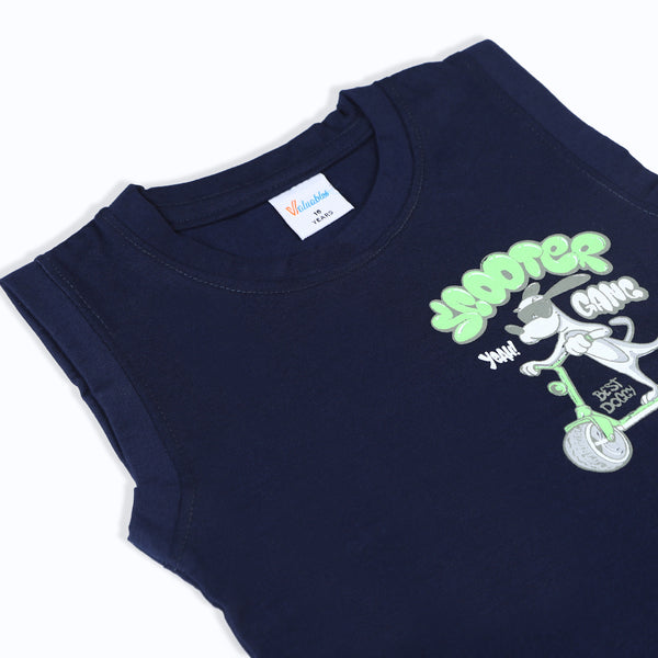 Valuable Boys Sando - Navy Blue