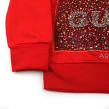 Girls Full Sleeves Sweatshirt - Red, Girls Hoodies & Sweat Shirts, Chase Value, Chase Value