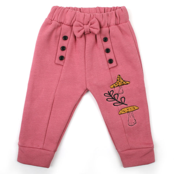 Eminent Newborn Girls Trouser - Dark Pink