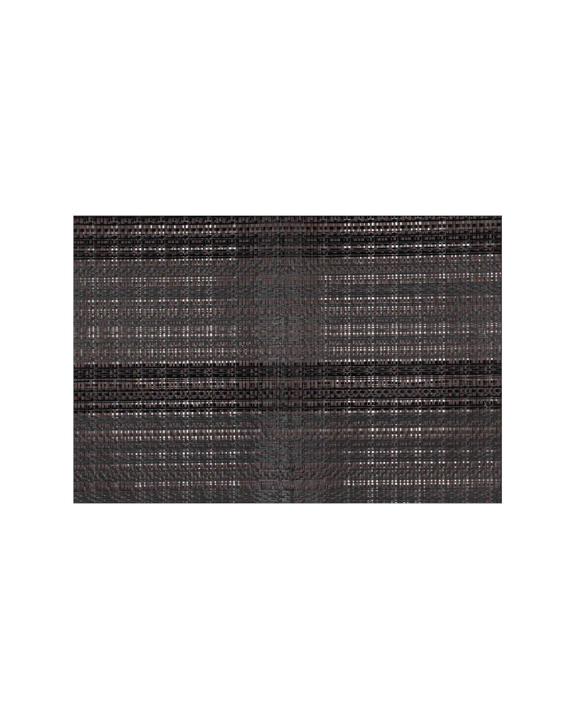 Silver Braided Design Plastic Placemat, Mats, Chase Value, Chase Value