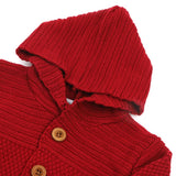 Newborn Boys Sweater Suit - Dark Red, Newborn Boys Sets & Suits, Chase Value, Chase Value