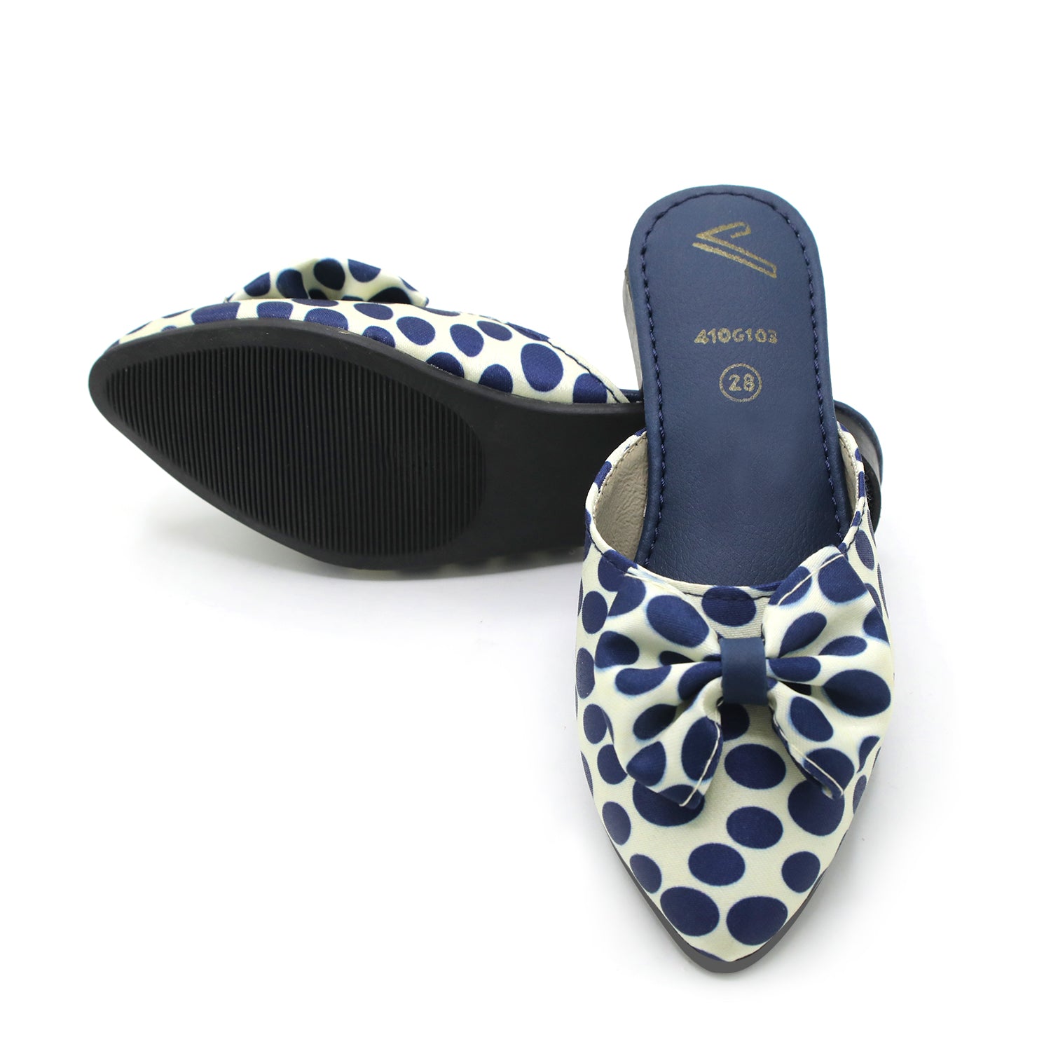 Girls Backless Pump - Blue, Girls Backless Pump, Chase Value, Chase Value